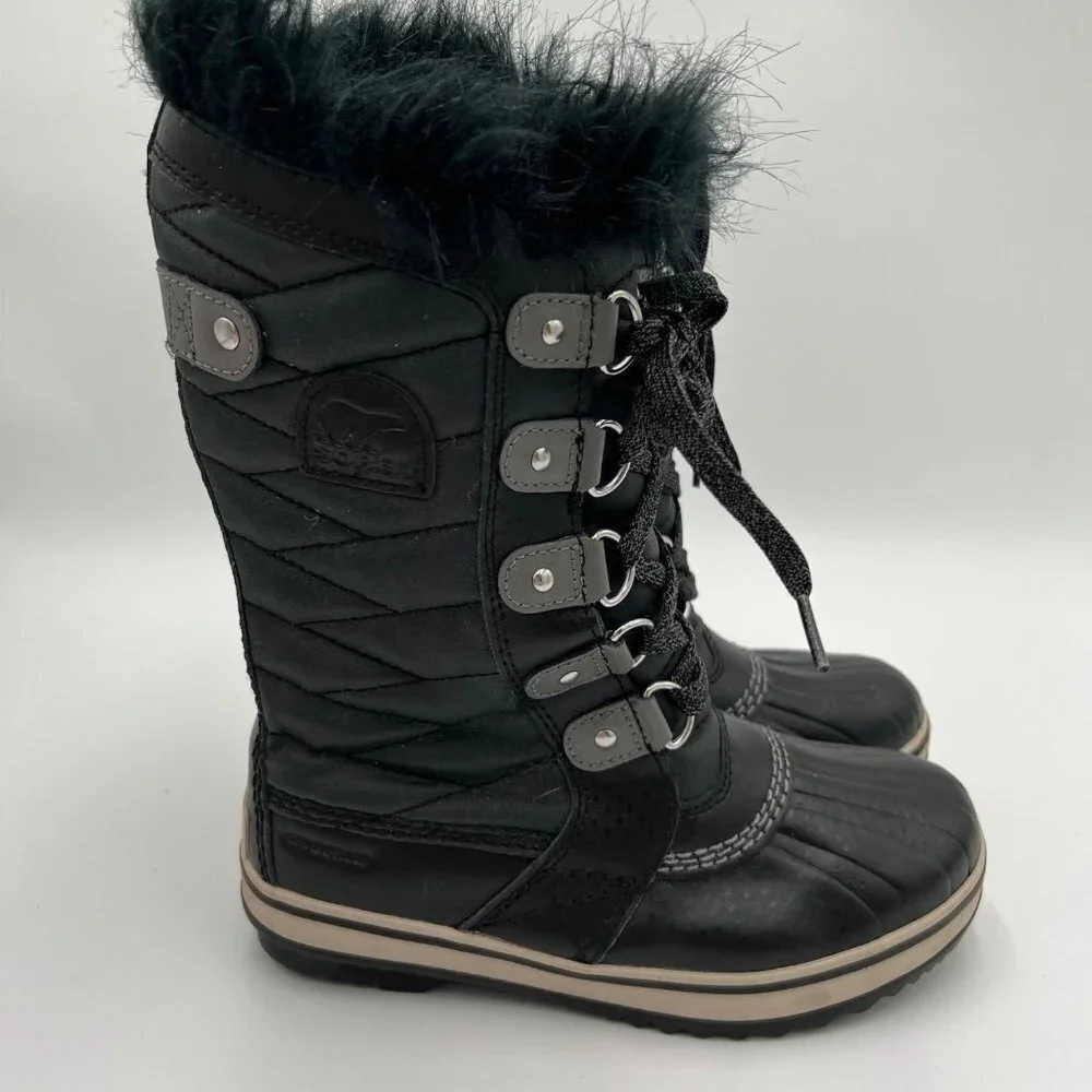 SOREL Kids Tofino II (Little Kid/Big Kid) Girls size 2 faux fur